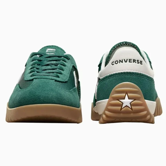 Converse Run Star Trainer. Green Envy/Egret/White. Low top Shoe. Unisex, Size 9 - Picture 3 of 16